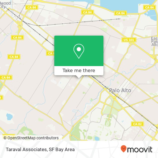 Taraval Associates map