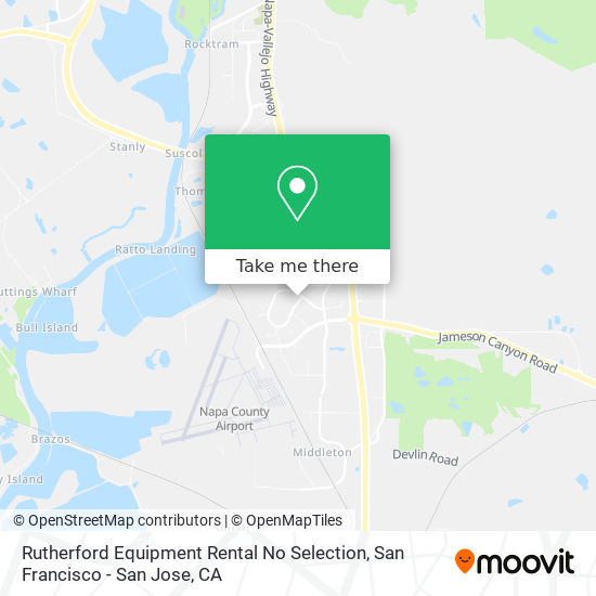 Rutherford Equipment Rental No Selection map