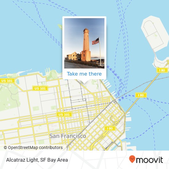 Mapa de Alcatraz Light