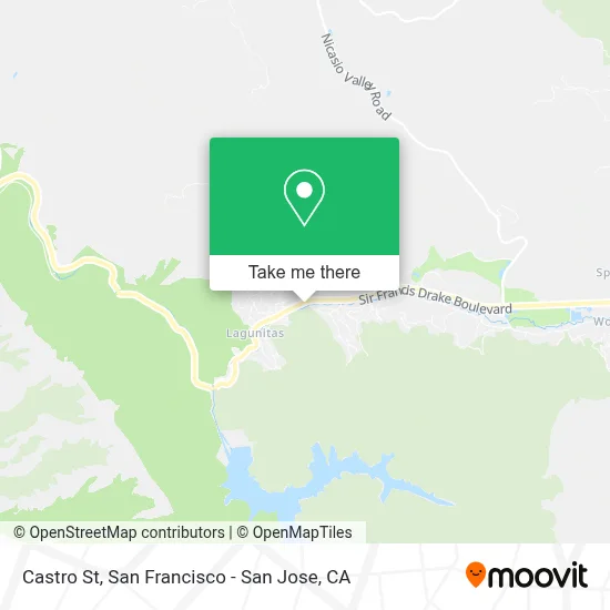 Castro St map