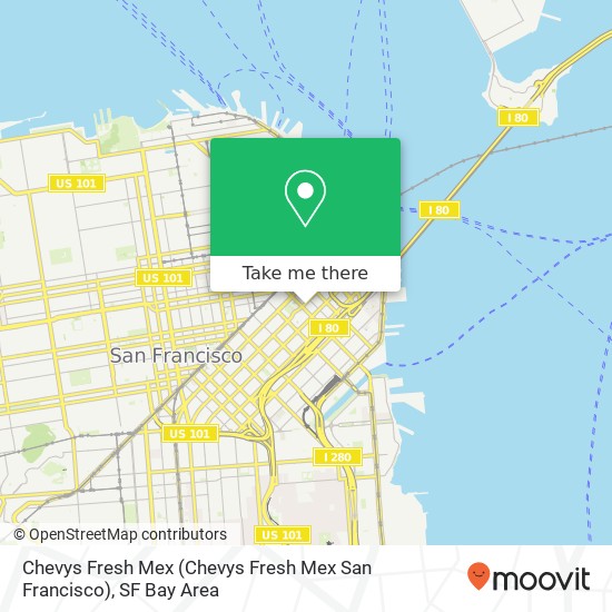 Mapa de Chevys Fresh Mex (Chevys Fresh Mex San Francisco)