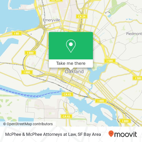 McPhee & McPhee Attorneys at Law map