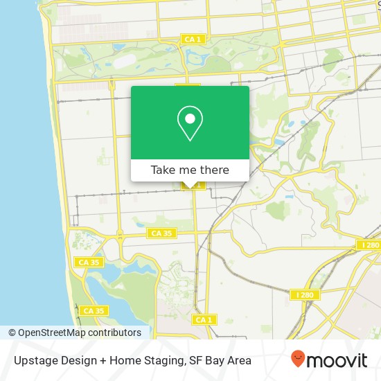 Upstage Design + Home Staging map