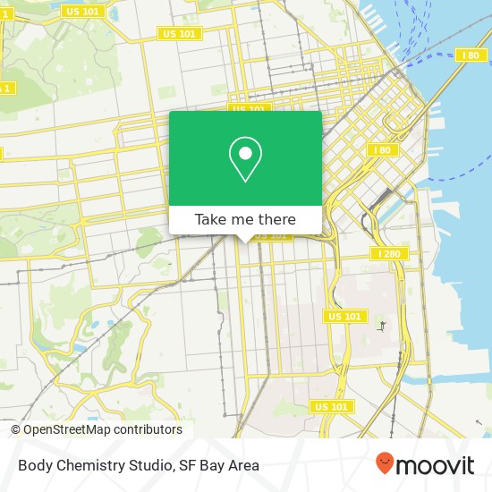 Body Chemistry Studio map