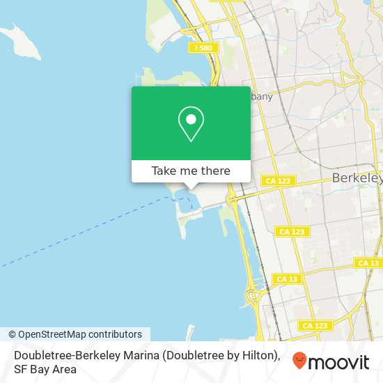 Doubletree-Berkeley Marina (Doubletree by Hilton) map