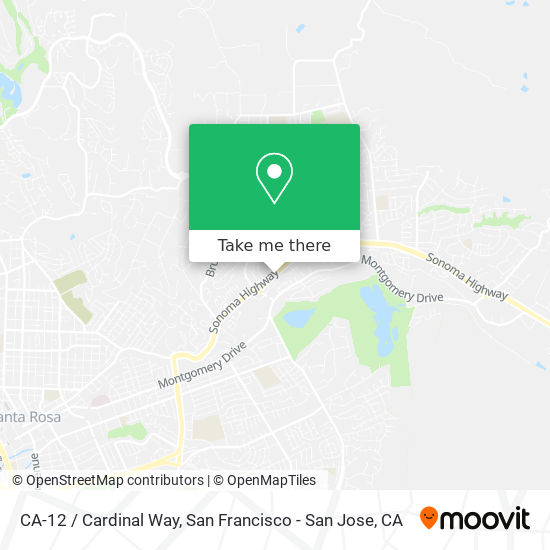 Mapa de CA-12 / Cardinal Way