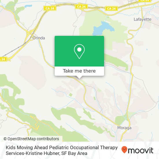 Mapa de Kids Moving Ahead Pediatric Occupational Therapy Services-Kristine Hubner