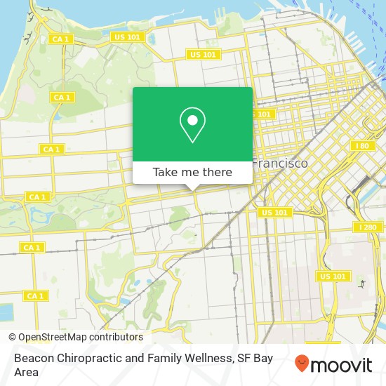 Beacon Chiropractic and Family Wellness map