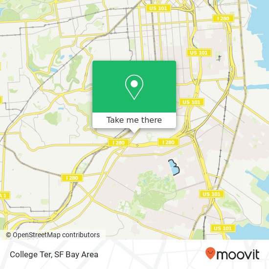 College Ter map