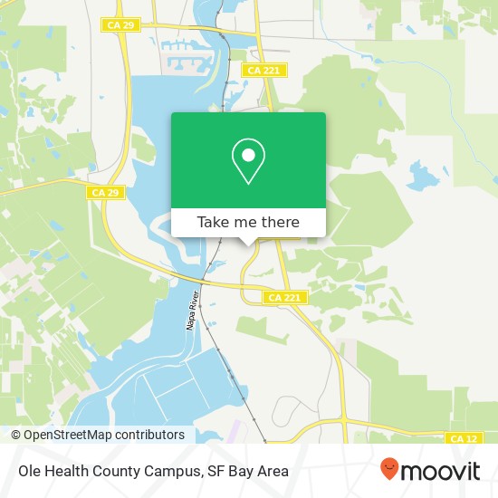 Mapa de Ole Health County Campus