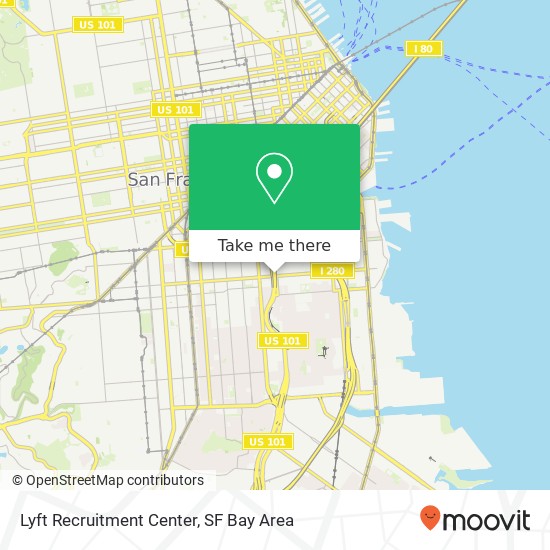 Mapa de Lyft Recruitment Center