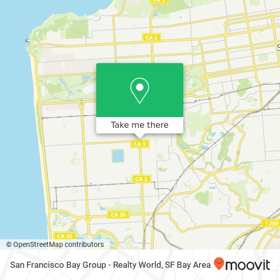 Mapa de San Francisco Bay Group - Realty World