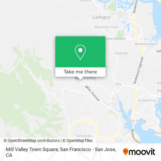 Mill Valley Town Square map