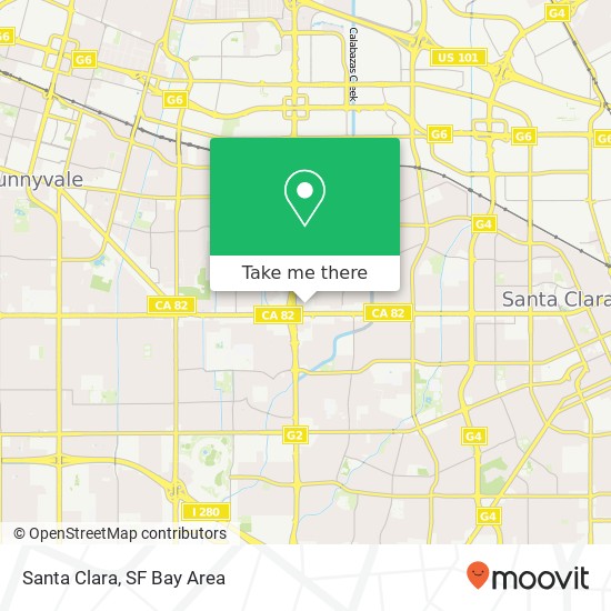 Santa Clara map