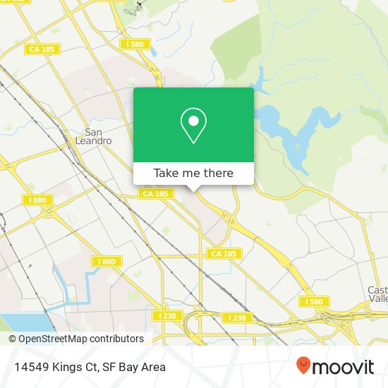 Mapa de 14549 Kings Ct