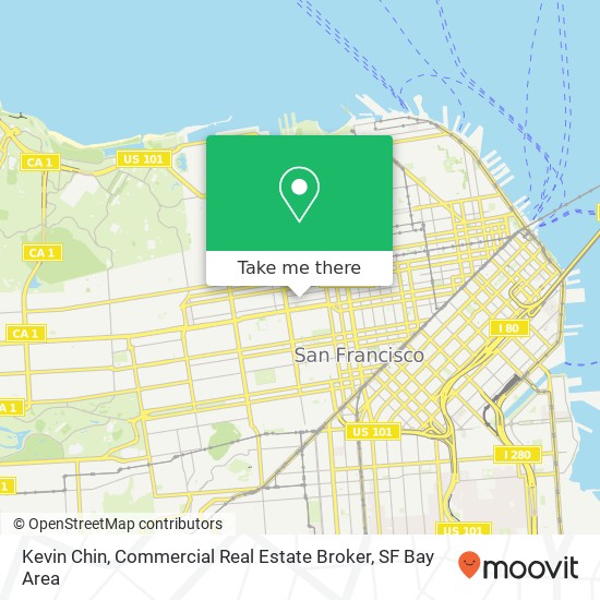 Kevin Chin, Commercial Real Estate Broker map