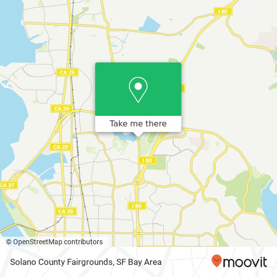 Solano County Fairgrounds map