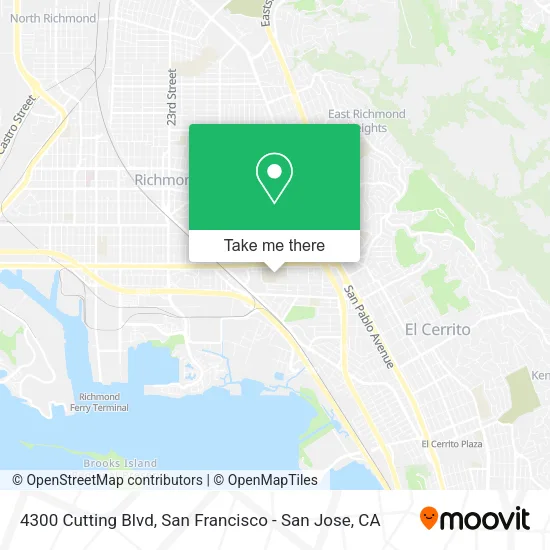 4300 Cutting Blvd map