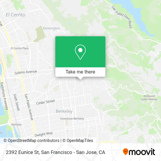Mapa de 2392 Eunice St