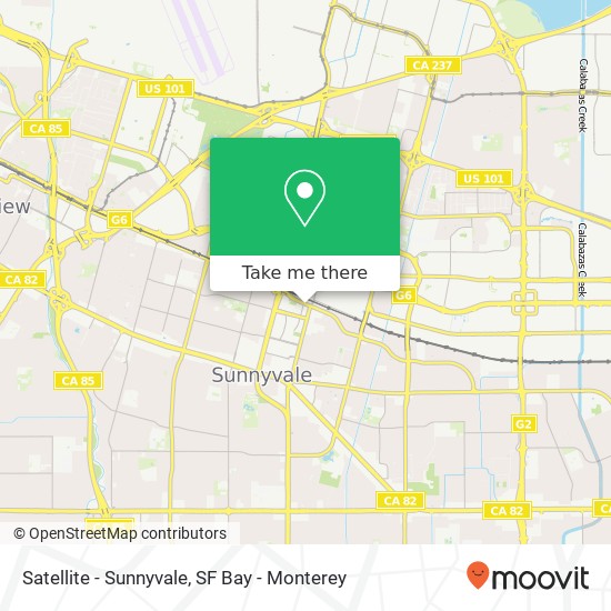 Satellite - Sunnyvale map
