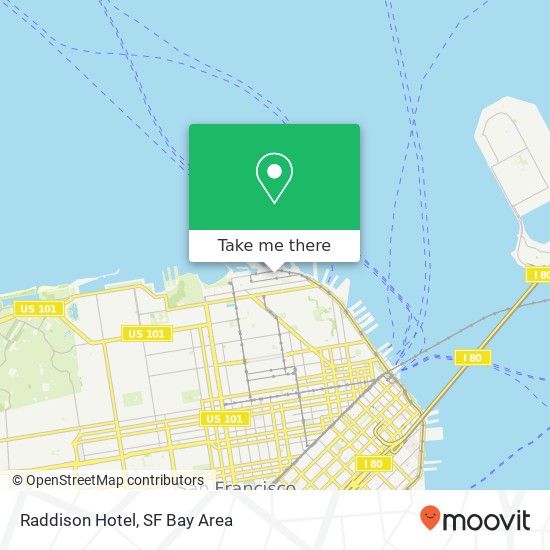 Raddison Hotel map