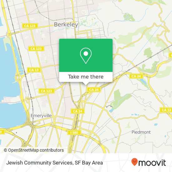 Jewish Community Services map