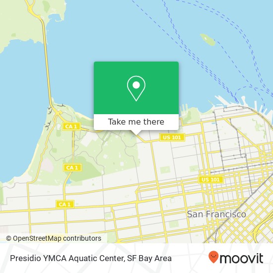 Presidio YMCA Aquatic Center map
