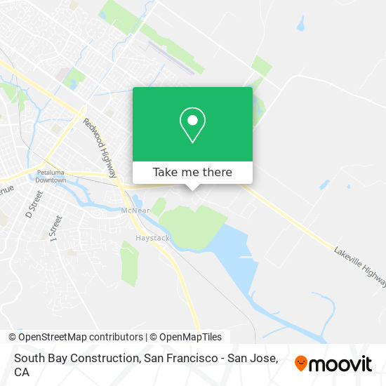 Mapa de South Bay Construction