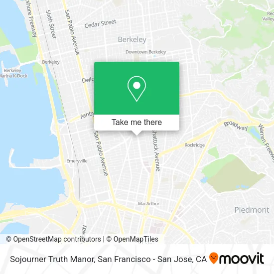 Mapa de Sojourner Truth Manor