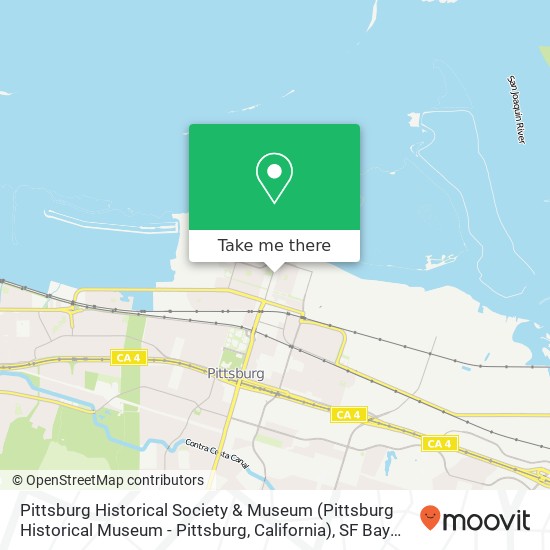 Pittsburg Historical Society & Museum (Pittsburg Historical Museum - Pittsburg, California) map