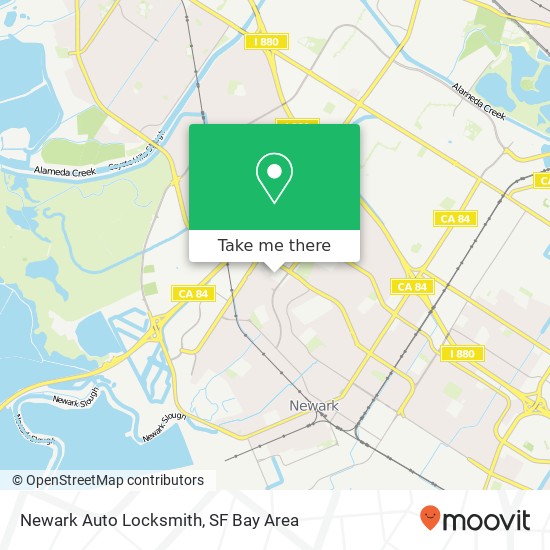 Newark Auto Locksmith map