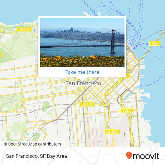 San Francisco map