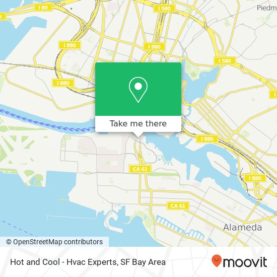 Mapa de Hot and Cool - Hvac Experts