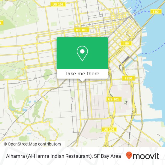 Alhamra (Al-Hamra Indian Restaurant) map