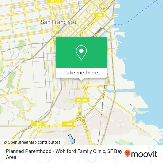 Planned Parenthood - Wohlford Family Clinic map