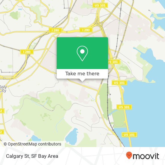 Calgary St map
