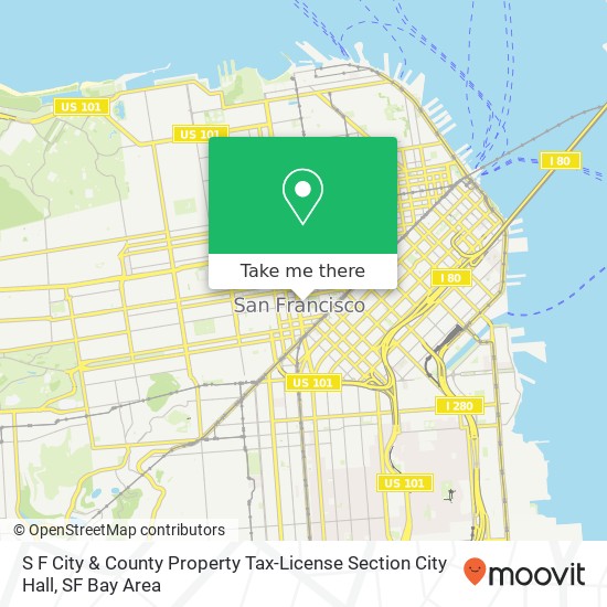 Mapa de S F City & County Property Tax-License Section City Hall