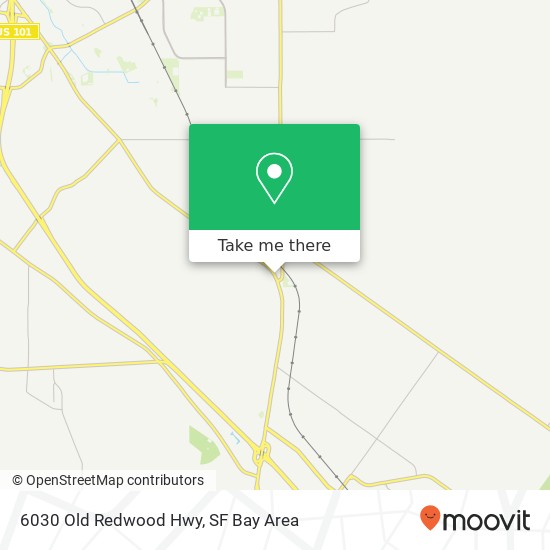 Mapa de 6030 Old Redwood Hwy