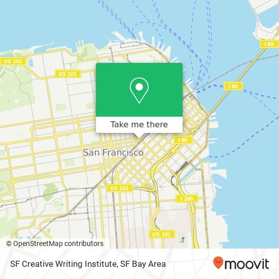 Mapa de SF Creative Writing Institute