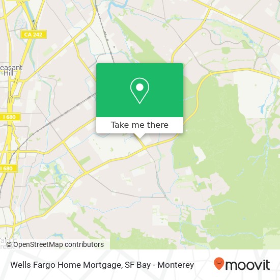 Mapa de Wells Fargo Home Mortgage