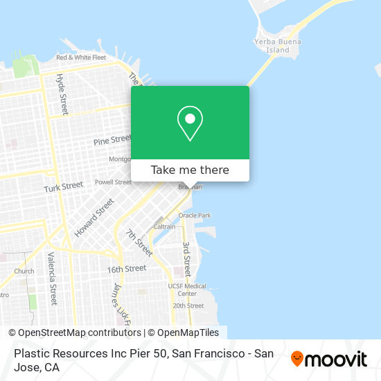 Mapa de Plastic Resources Inc Pier 50