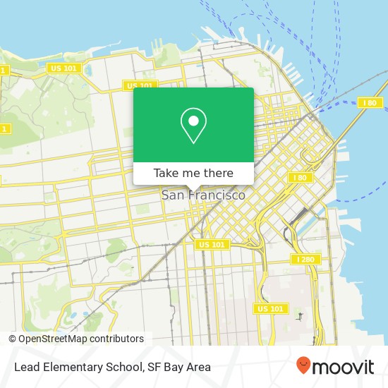 Lead Elementary School map