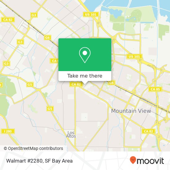 Walmart #2280 map