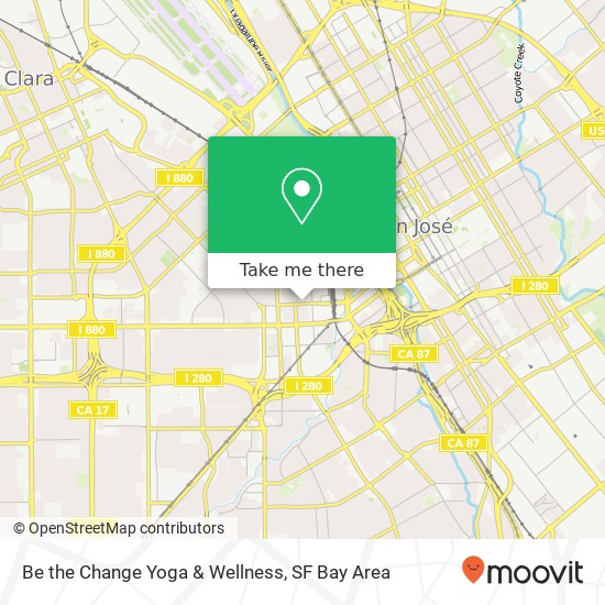 Mapa de Be the Change Yoga & Wellness