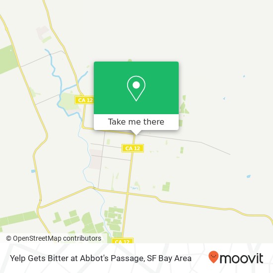 Mapa de Yelp Gets Bitter at Abbot's Passage