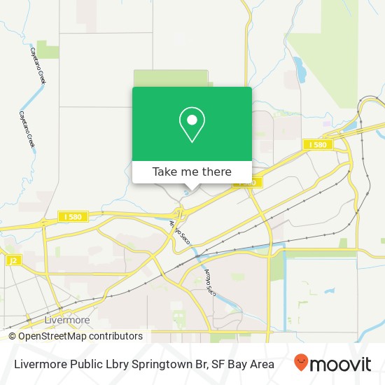 Livermore Public Lbry Springtown Br map