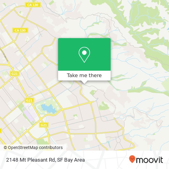 Mapa de 2148 Mt Pleasant Rd