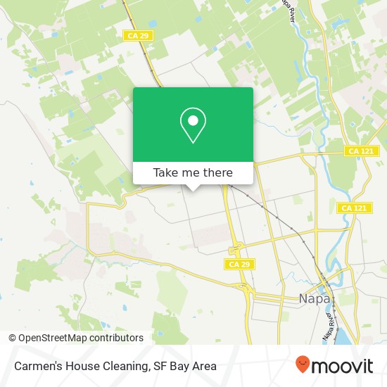 Carmen's House Cleaning map