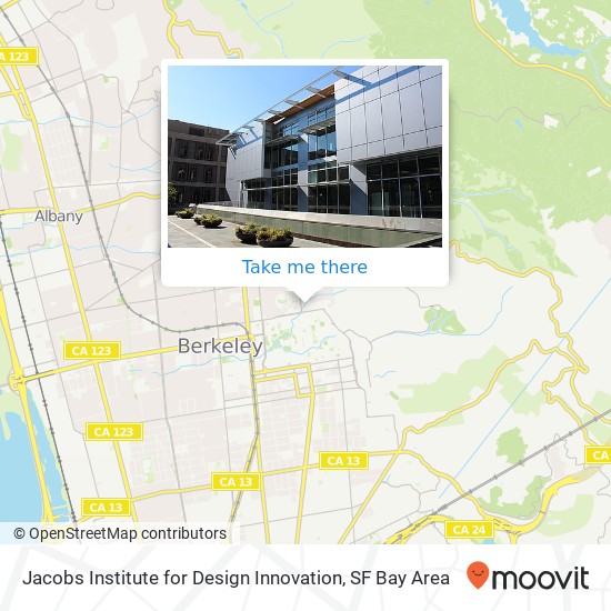 Jacobs Institute for Design Innovation map