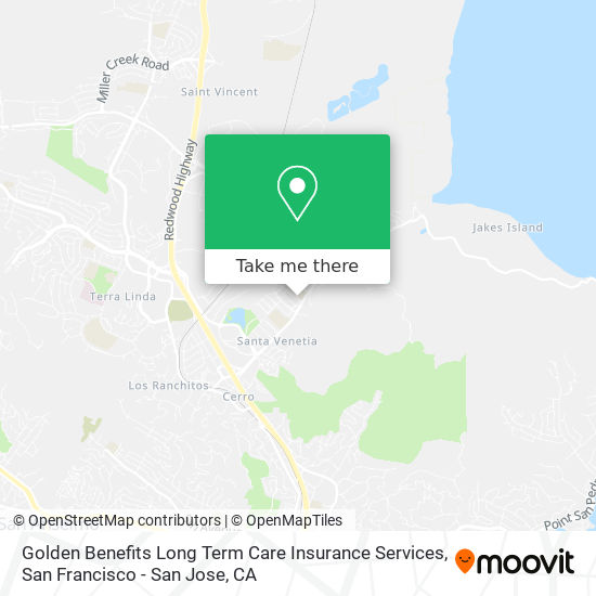 Golden Benefits Long Term Care Insurance Services map